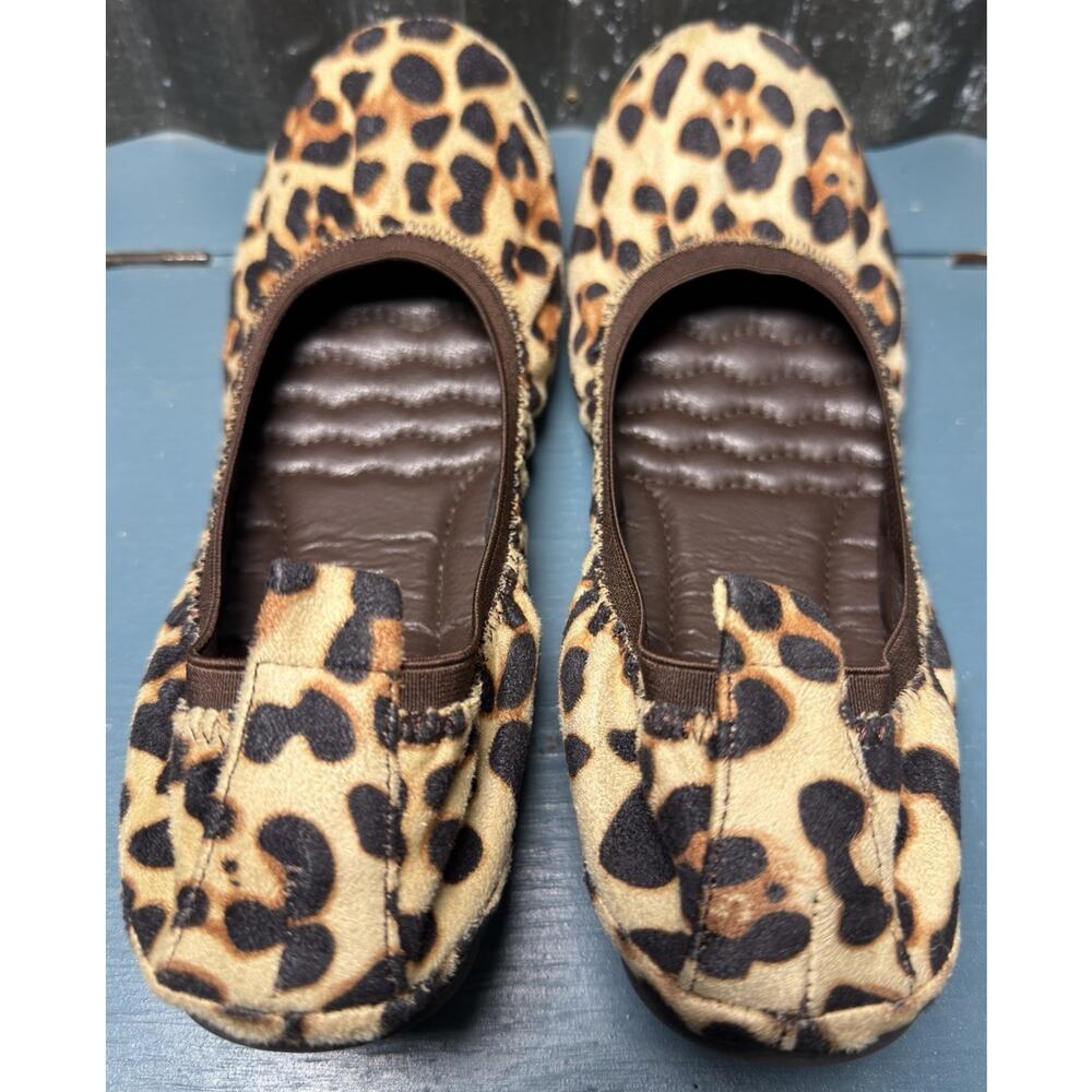 Ollio Leopard Print Womens Ballet Flats Shoes Slippers Size 9 Slip On Comfort - Picture 3 of 5